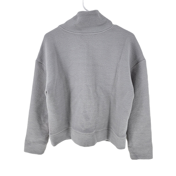 Banana Republic Women's High Neck Full Zip Textured Fabric Jacket - M - Picture 4 of 5